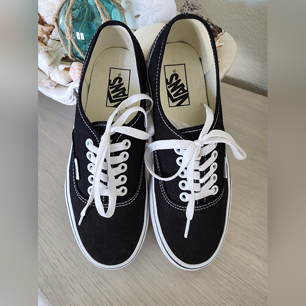 Vans authentic stackform platform sneakers black … - image 5